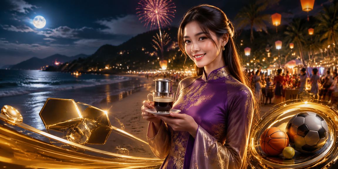 Người dùng tại Côn Đảo mặc áo dài xem kết quả cá cược thể thao trực tuyến